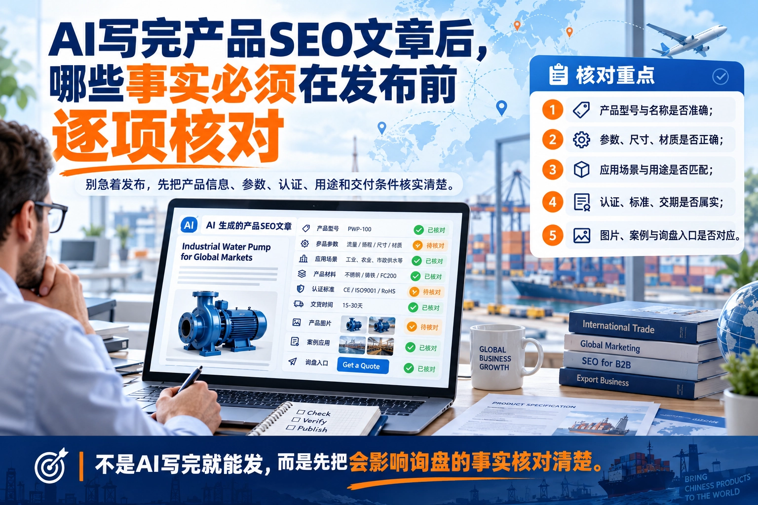AI写完产品SEO文章后，哪些事实必须在发布前逐项核对
