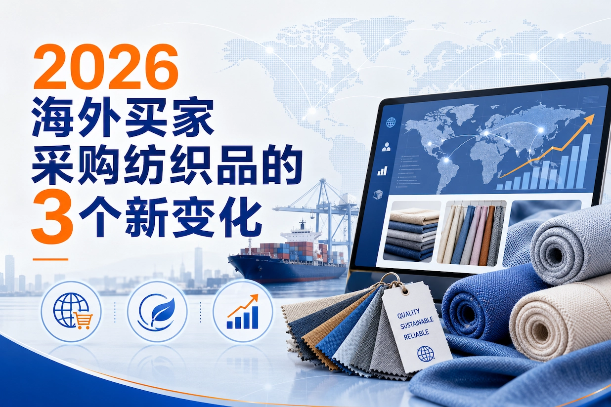 2026海外买家采购纺织品的3个新变化