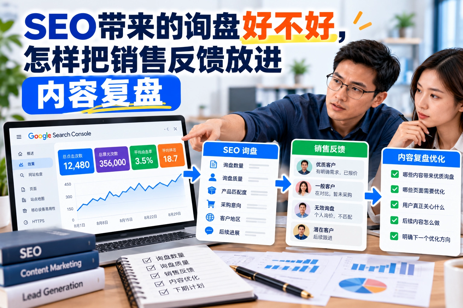 SEO带来的询盘好不好，怎样把销售反馈放进内容复盘