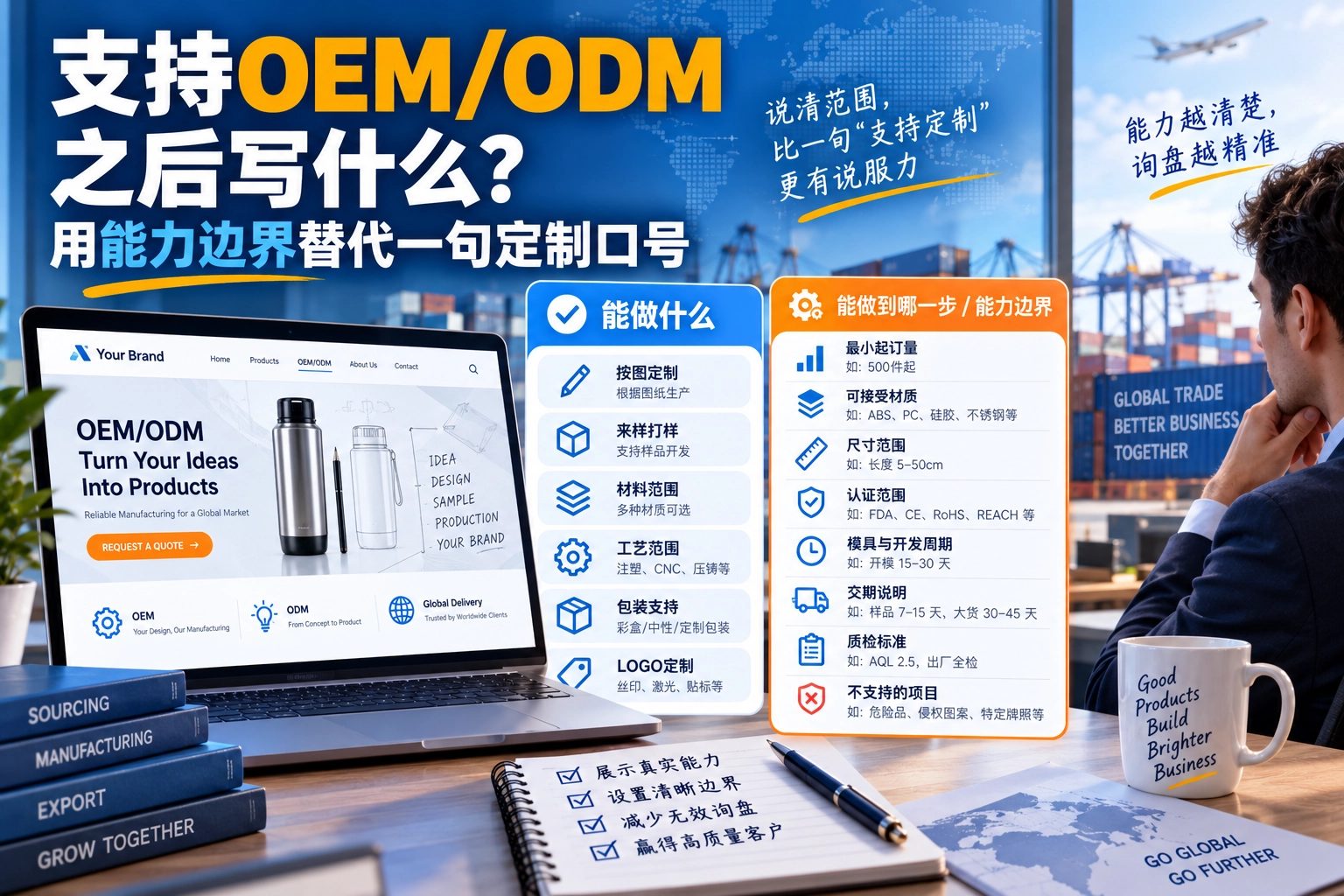 “支持OEM/ODM”之后写什么？用能力边界替代一句定制口号