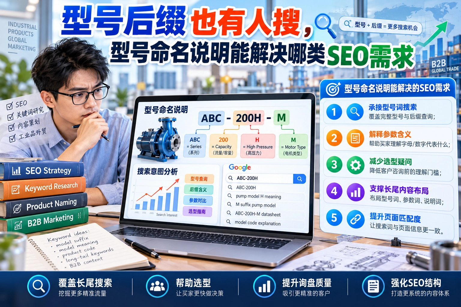 型号后缀也有人搜,型号命名说明能解决哪类SEO需求