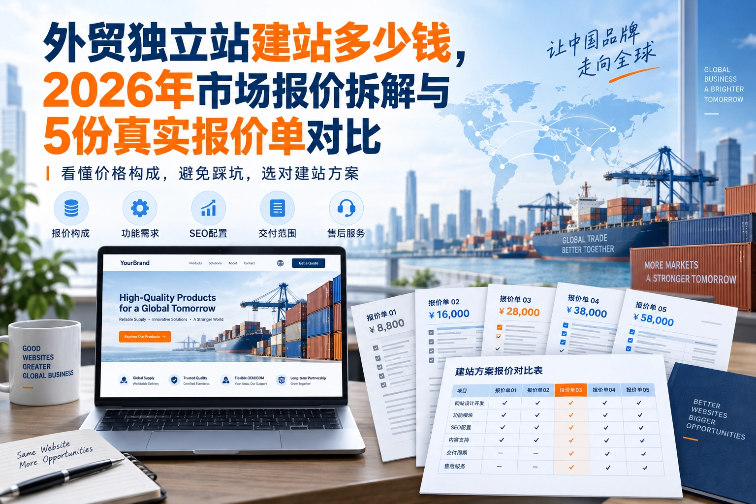 外贸独立站建站多少钱，2026年市场报价拆解与5份真实报价单对比
