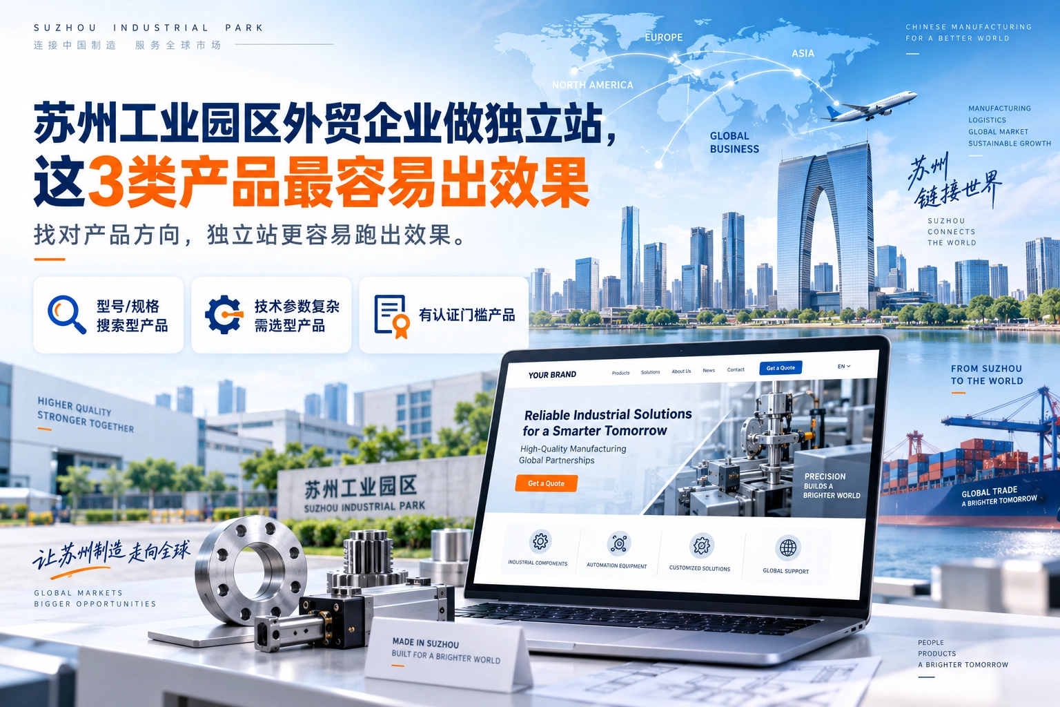 苏州工业园区外贸企业做独立站,这3类产品最容易出效果