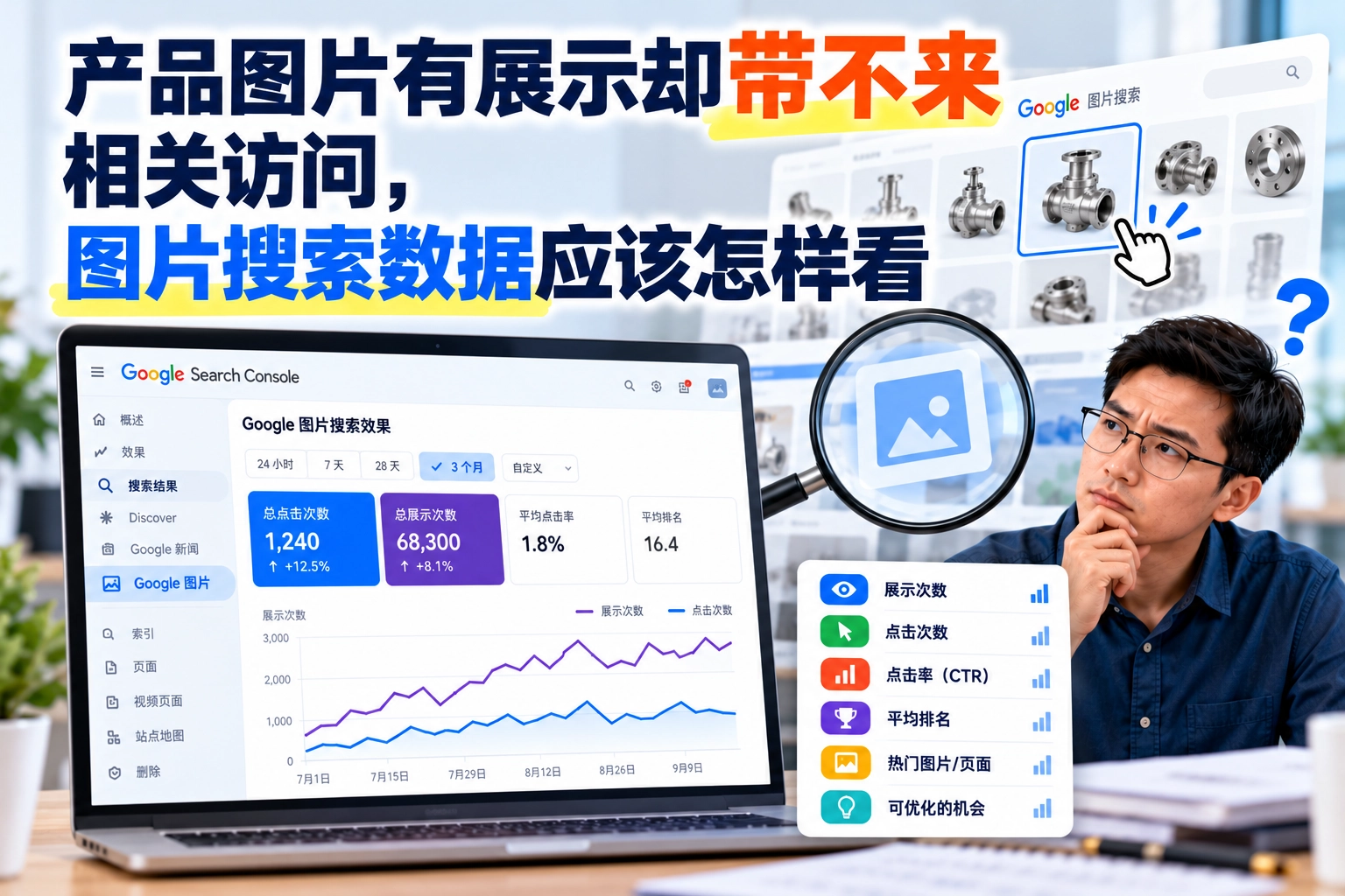 产品图片有展示却带不来相关访问，图片搜索数据应该怎样看
