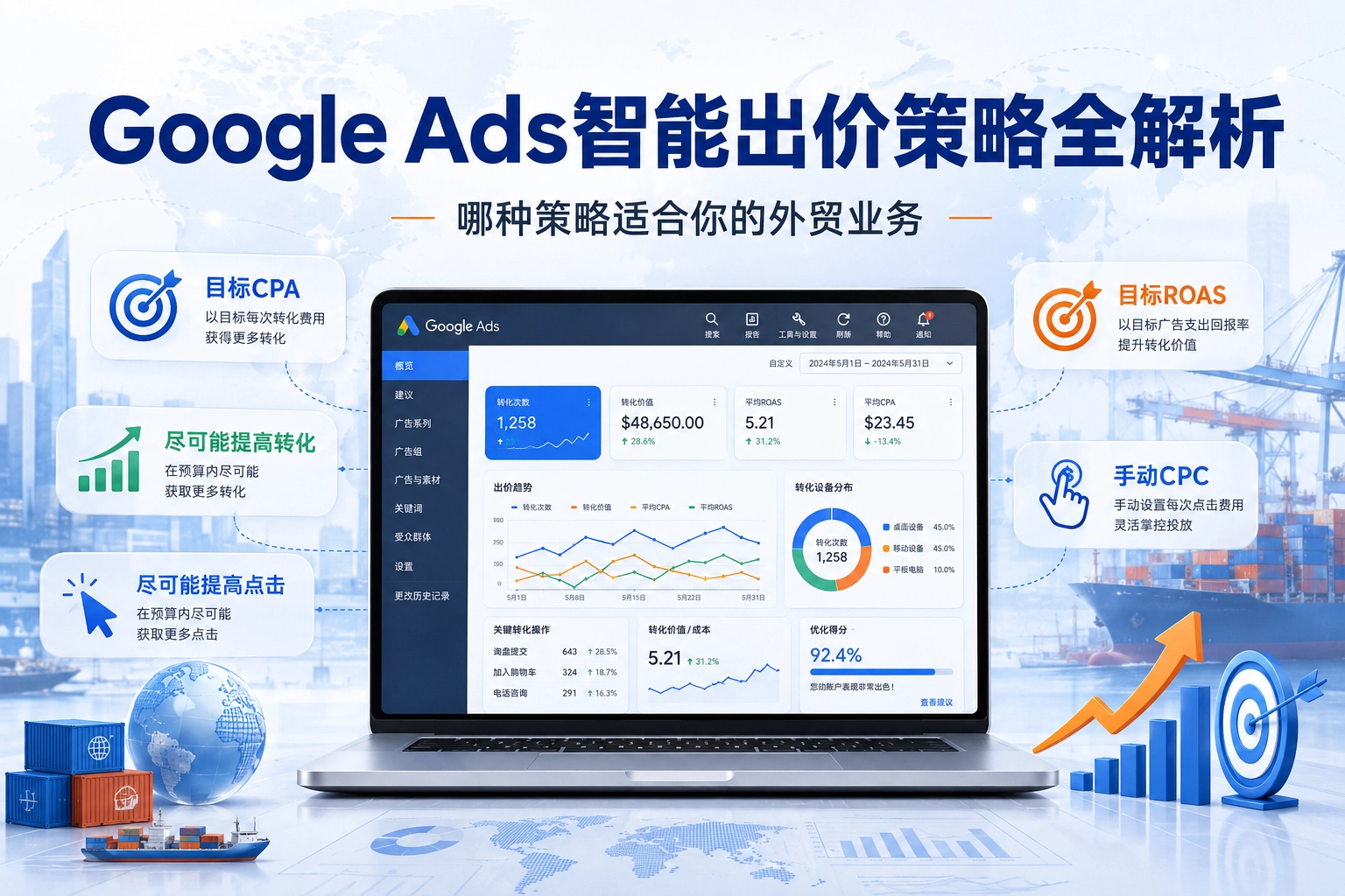 Google Ads智能出价策略全解析 哪种策略适合你的外贸业务