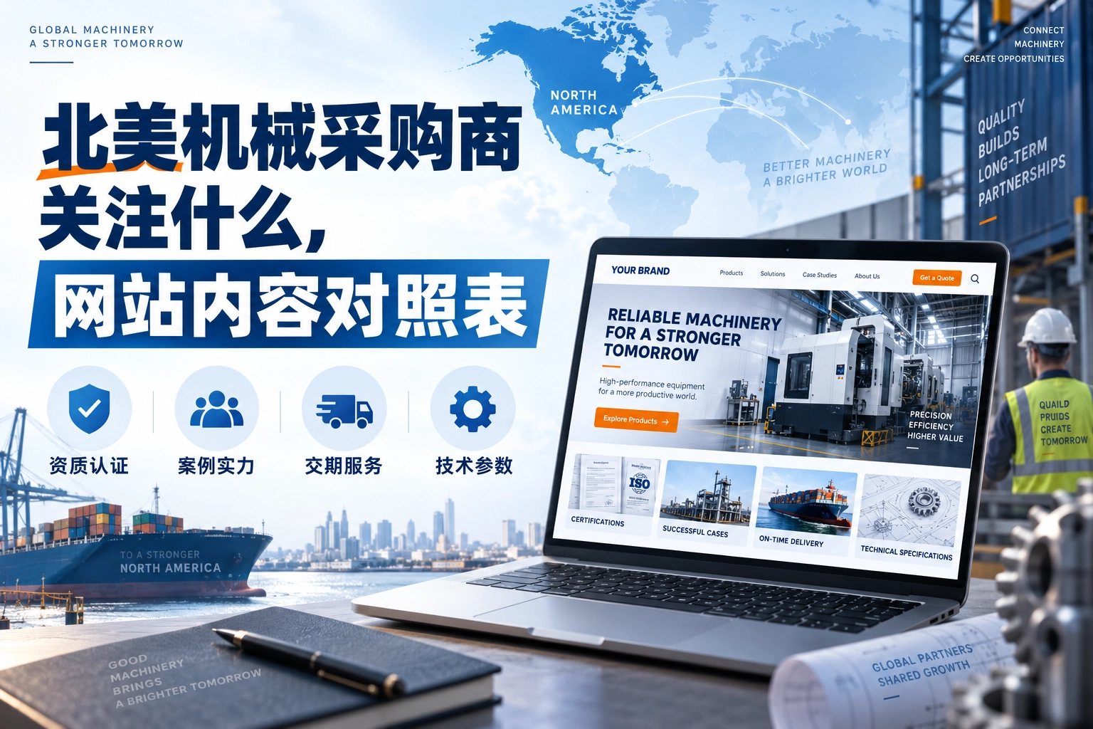 北美机械采购商关注什么，网站内容对照表