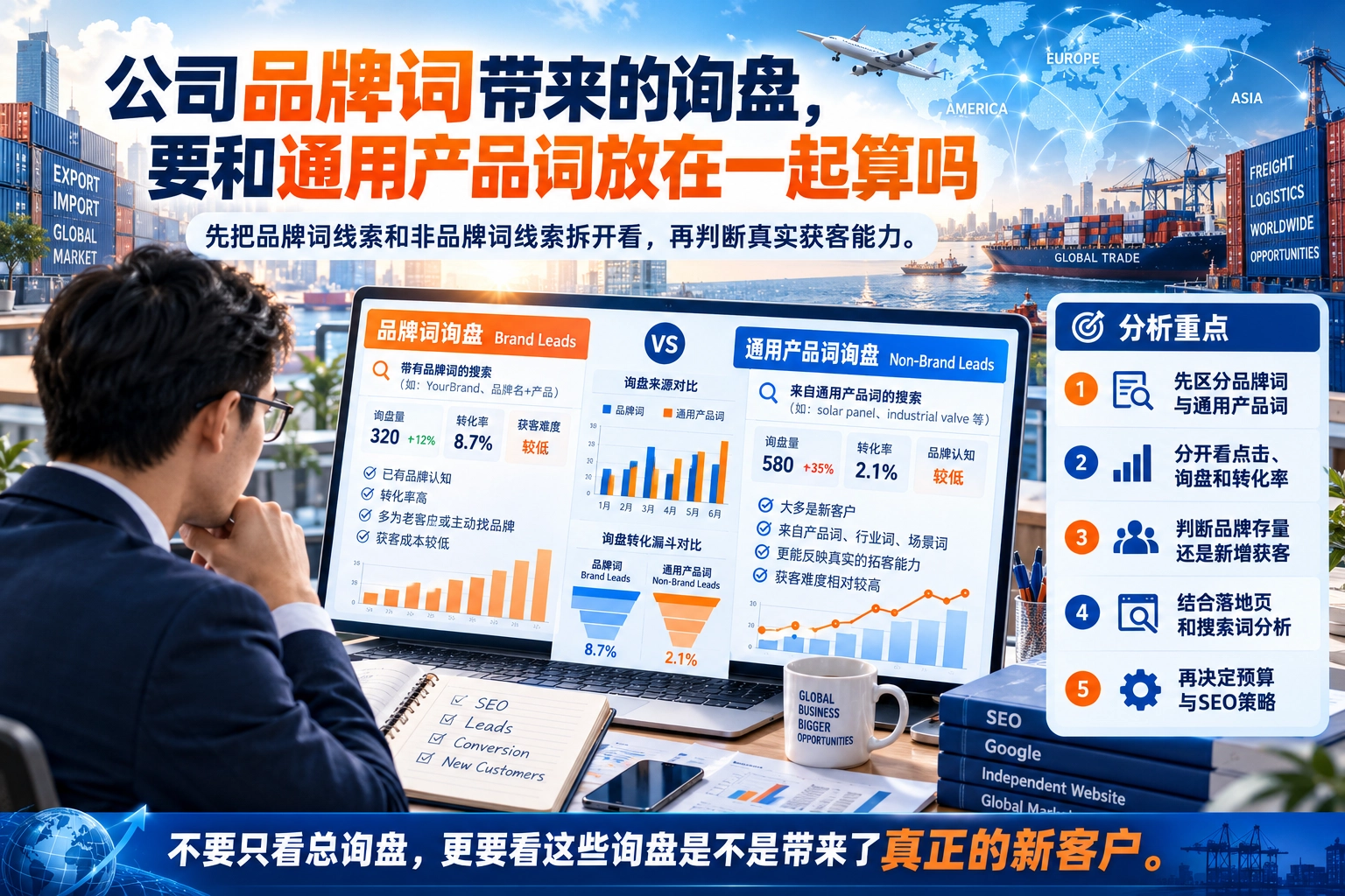 公司品牌词带来的询盘，要和通用产品词放在一起算吗