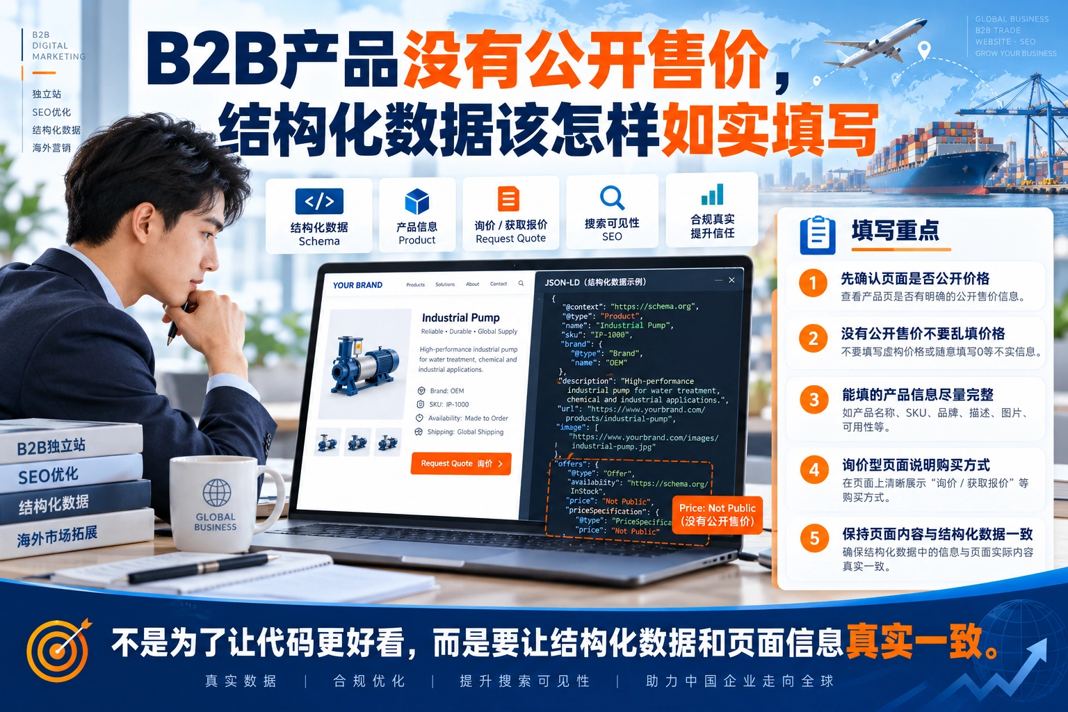 B2B产品没有公开售价，结构化数据该怎样如实填写