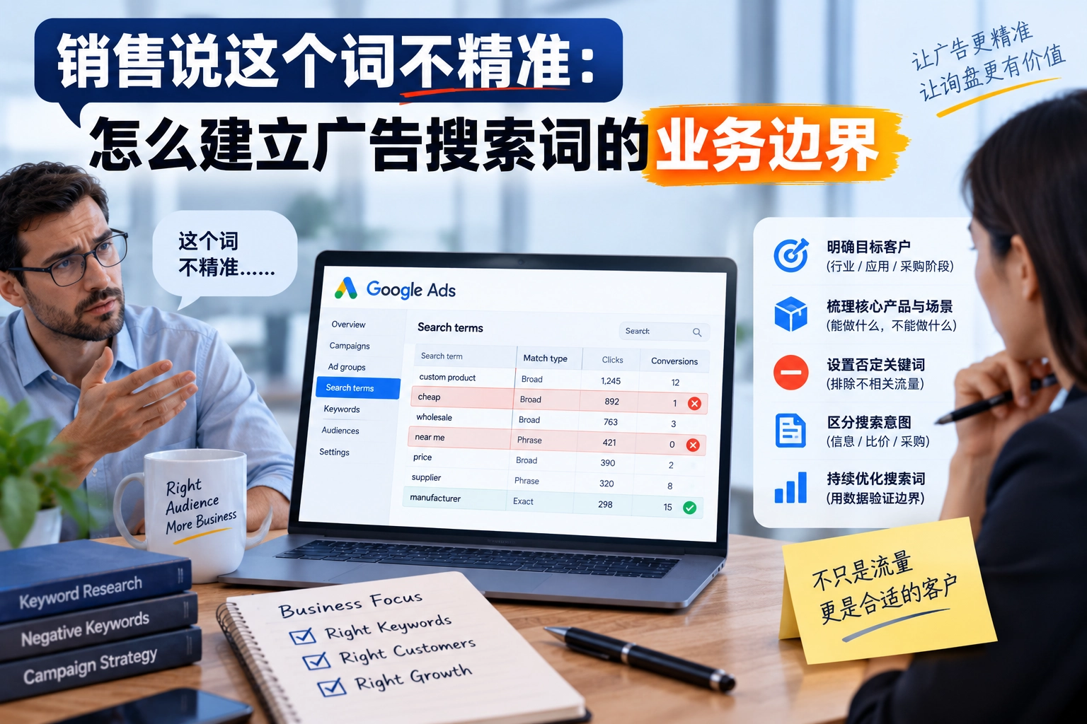 销售说这个词不精准：怎么建立广告搜索词的业务边界
