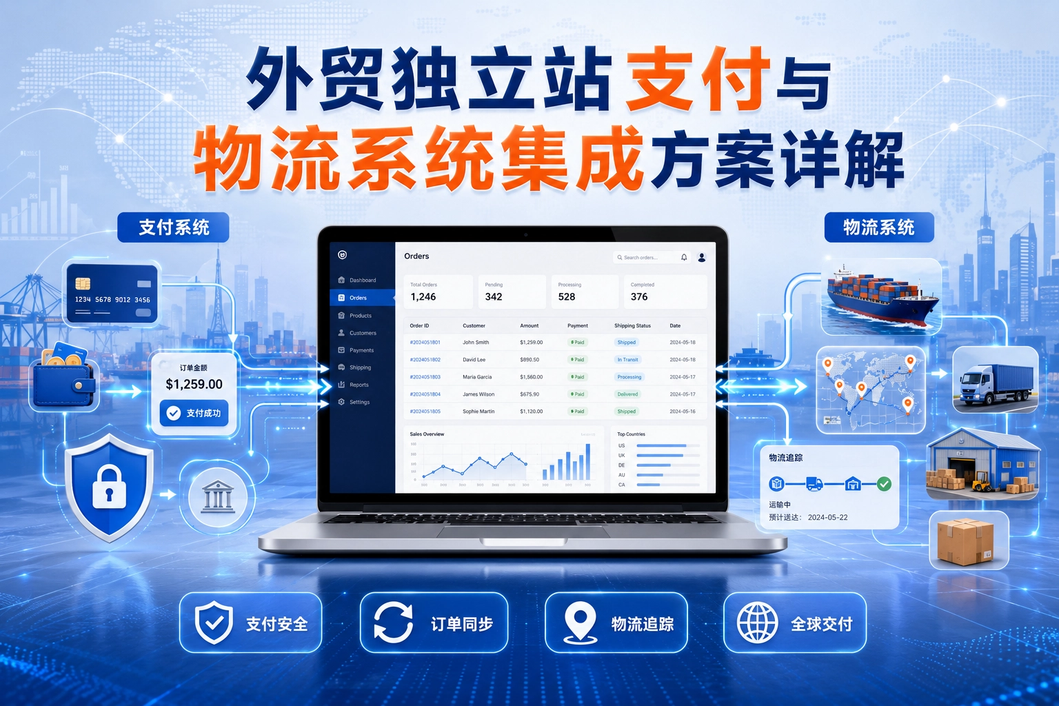 外贸独立站支付与物流系统集成方案详解